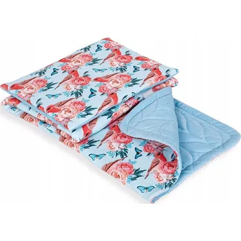 Dětská deka Dětská deka s polštářkem 75x100 cm, modrá, Ceba Baby