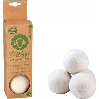Praní a péče o prádlo Opakovaně použitelné kuličky do sušičky na vlnu pro změkčení prádla