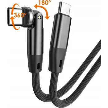 Datový kabel Kabel Extremestyle USB-C - USB-C 1 m černý
