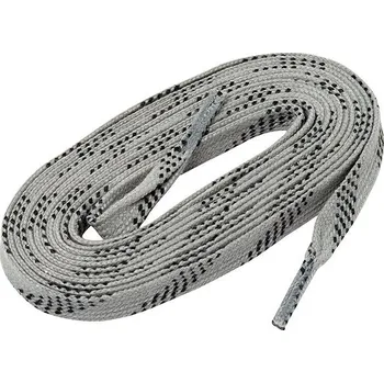 Tkaničky do bot Winnwell Voskované tkaničky šedé, 84", WW24