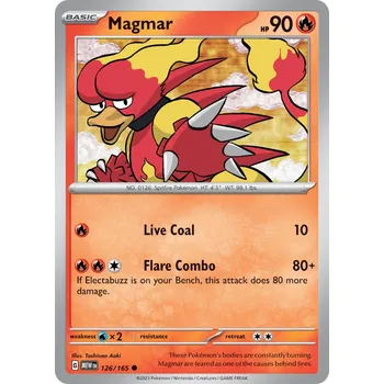 Karetní hra Magmar MEW 126/165