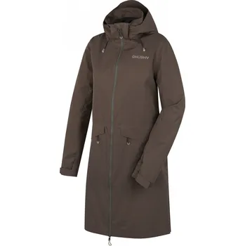 Dámský kabát Husky Dámský hardshell kabát Nua L M, brown