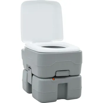 Toaleta pro kočku OMAXI Campingové WC Šedá a bílá 41,5 x 36,5 x 37,5 cm Polyethylen 777867