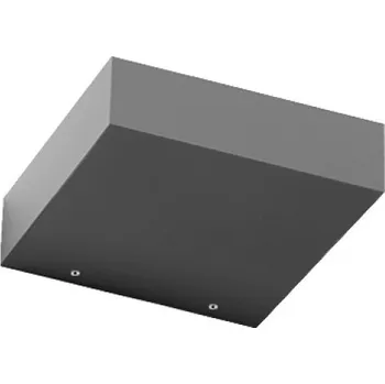 Nástěnné svítidlo Linea Light CA036DGGWDI Regolo V2 160 Mono, šedé nástěnné svítidlo, LED 12W 3000K, šířka 15,4cm