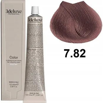 Barva na vlasy 3DELUXE PROFESSIONAL BARVA NA VLASY S ARGANOVÝM OLEJEM 7.82 100 ML