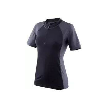 Dámské tričko Hannah Zipp 38 anthracite / graphite