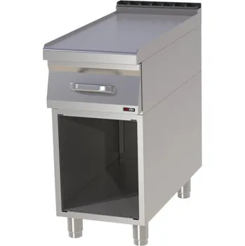 Sporák Pracovní plocha 40x83 - 1x zásuvka GN 1/1 | REDFOX - PP 90/40