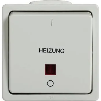 vypínač N a L 28387 Nouzový vypínač topení kompletní sada Na omítku bílá 1 ks