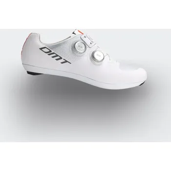 Pánské cyklistické tretry DMT Cyklistické tretry - KR0 EVO - bílá/stříbrná 43