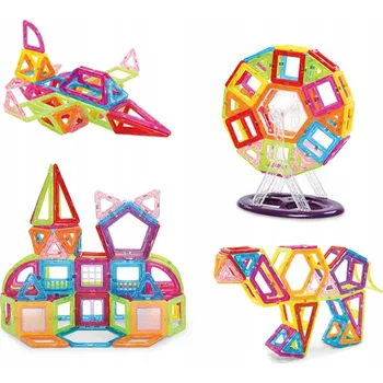 ostatní stavebnice Magnetická stavebnice Stavby 85 ks