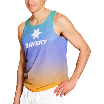 Pánské tílko Tílko Saysky Drip Dye Flow Air Singlet nmrsi62c-1033 Velikost M