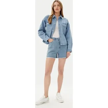 Pieces Džínové šortky Tamra 17157412 Modrá Regular Fit XL