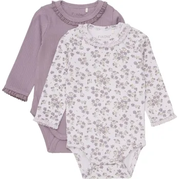 BODY KOJENECKÉ FIXONI S KYTIČKAMI 2 KS, ELDERBERRY Velikost: 56