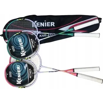 Raketový sport Sada na Badminton Madej - Raketa + Míček + Obal! Mix Barev