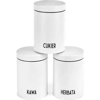 Dóza na potraviny Sada Čaj na kávu Cukr Káva Konighoffer