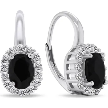 Náušnice Brilio Silver Luxusní stříbrné náušnice se zirkony EA745WBC + 2 měsíce na vrácení zboží