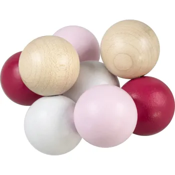 Kuličky na šňůře - růžové