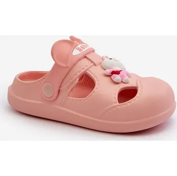 Dívčí baleríny Dětské Nazouváky Pěnové Lucas Barva: Růžová, Velikost: 25