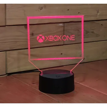 Lampička LED Lampa Xbox One Dálkový Ovladač Jméno Vlastní Text