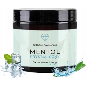 100% Mentol Krystalický Sauna Master Strong 200g VELKÉ KRYSTALY PŘÍRODNÍ