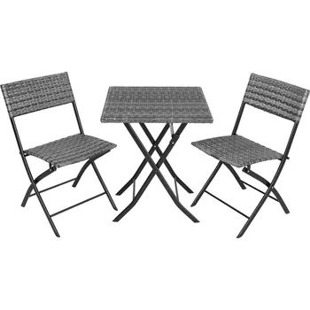 Zahradní nábytek TecTake GmbH 403197 zahradní sestava trevi - šedá