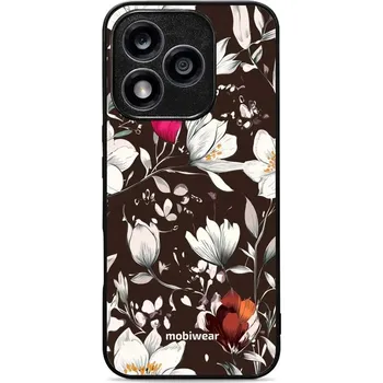 Pouzdro na mobilní telefon Lesklý kryt Mobiwear Glossy - Honor 400 Lite 5G - GP72G Květy na hnědé (Prémiové lesklé pouzdro, obal, kryt Mobiwear Glossy na mobil Honor 400 Lite 5G - GP72G Květy na hnědé, materiál Plast + TPU silikon - krytí po všech stranách, neošoupatelný potisk,)