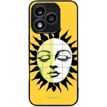 Pouzdro na mobilní telefon Lesklý kryt Mobiwear Glossy - Honor 400 Lite 5G - G056G Tvář slunce (Prémiové lesklé pouzdro, obal, kryt Mobiwear Glossy na mobil Honor 400 Lite 5G - G056G Tvář slunce, materiál Plast + TPU silikon - krytí po všech stranách, neošoupatelný potisk, tenké)