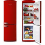 Chladnička VestFrost VR-FB373-2E1RD Retro červená, No Frost, 190 cm, 331 l, LED