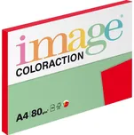 Papír barevný IMAGE COLORACTION A4 80 g - sytá červená / 100 listů
