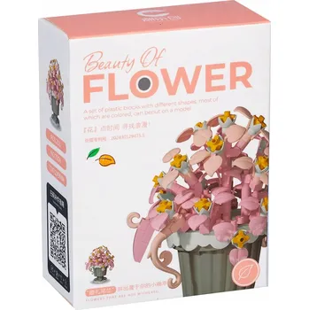 ostatní stavebnice Květiny Růžový závoj Stavebnice Kolekce květin pro skládání