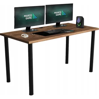 Jídelní stůl Obdélníkový psací stůl MARCO GAME 135 x 65 x 75 cm dub