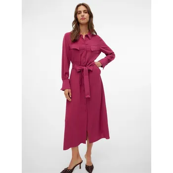 Dámské šaty Šaty Vero Moda Red Plum 1130262 8 (XS)