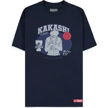 Pánské tričko Difuzed tričko Naruto Kakashi navy Olivově zelená