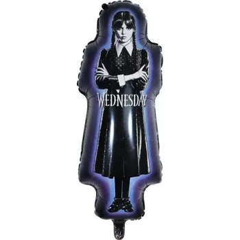 Balónek Foliový balonek postava Wednesday 90 cm