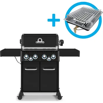 Zahradní gril Broil King Plynový gril Baron 490 Shadow Akční set s infra vařičem