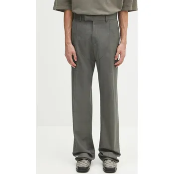 Pánské kalhoty Vlněné kalhoty Martine Rose Wader Tailored, 50, zelená, 97X