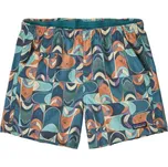 Dámské kraťasy Patagonia BAGGIES SHORTS - 5" - tmavě modrá/oranžová XL