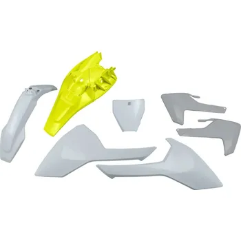 UFO sada plastů HUSQVARNA TC 85 '18-'24 KOLOR OEM '23-'24 (bílá/žlutá/šedá)