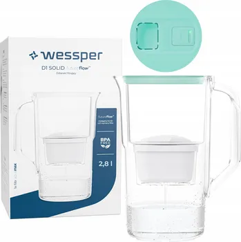 Filtrační konvice Filtrační konvice Wessper D1 SOLID FutureFlow 3,3 l zelená