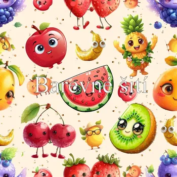 Úplet, Roztomilé ovoce (E) (Top kvalitní úplet Bella digitisk)