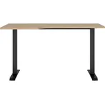 SPACE OFFICE stůl BIU/140/90/A/L, levá, dub artisan - SLEVA 3% s kodem radost25