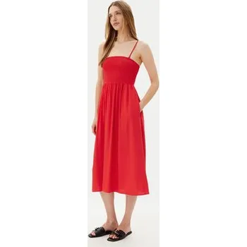 Dámské šaty Vero Moda Letní šaty Easy 10328766 Červená Regular Fit S