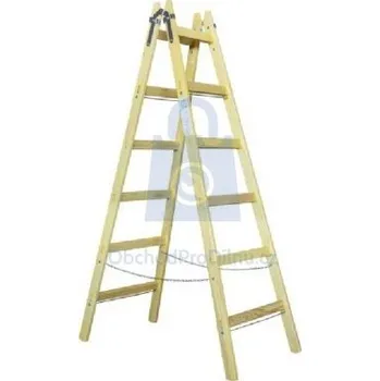 Žebřík Štafle dřevěné 5 příček, 1,665 m, balení 1 ks