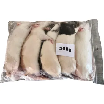 Teraristika Mražený potkan 200g/ balení 5ks