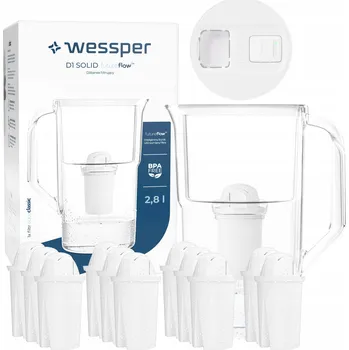 Filtrační konvice Filtrační konvice Wessper D1 SOLID FutureFlow 3,3 l bílá