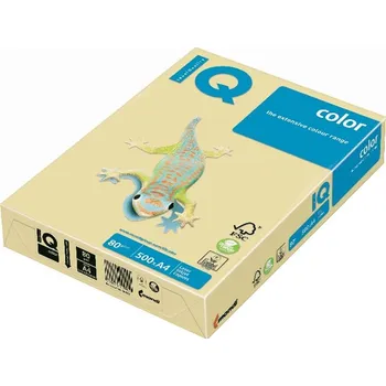 Kancelářský papír Papír barevný IQ COLOR A4 80 g - žlutá / 500 listů