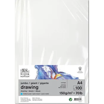 Papíry Winsor & Newton Drawing, 150 g/m2 - A4