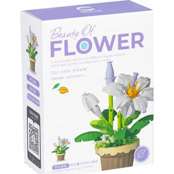 ostatní stavebnice Lilie - Květiny Stavebnice, Sestavitelná Kolekce Květin