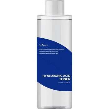 Přípravek na čištění pleti a oči Isntree Hydratační pleťové tonikum (Hyaluronic Acid Toner) 400 ml + 2 měsíce na vrácení zboží