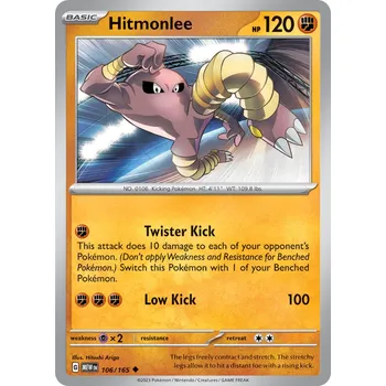 Karetní hra Hitmonlee MEW 106/165